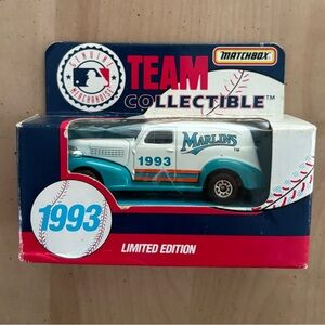 MATCHBOX. 1993 Limited Edition MLB MARLINS Collectible. See Pics For Detail